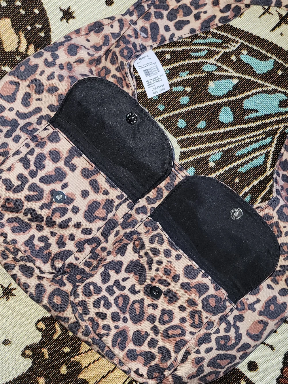 Claire's Leopard Print Shoulder Bag